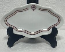 HOTEL PLAZA MADRID Restaurant Ware Oval Trinket dish 6 Inch picture