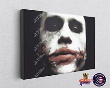 The Dark Knight Joker Face Poster Canvas Print Art Home Décor Wall Art picture