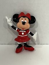 Vintage Applause Disney Classic Minnie Mouse PVC Figurine Red Dress 2” picture