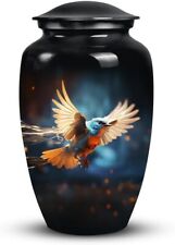 10 Inch Sparrow Flying Siting Cremation Urn for Human Ashes Adult For Female Urn picture