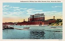 Hollingsworth & Whitney Paper Mills, Waterville, Maine, Early Postcard, Unused picture