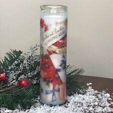 Christmas Candle Vintage Gifts Tall Pillar Candle Secret Santa picture