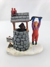 Lemax Christmas Village Collection Cardinals & Girl at Stone Wishing Well 2002 picture