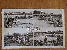 vintage 1940's The Lido Southampton B&W 4 PHOTO postcard pool hampshire england picture