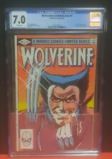 WOLVERINE Limited Series #1 1982 CGC 7.0   Black Line Variant  picture