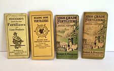 4 Vintage Farm Fertilizer Pocket Memo Notebooks Pennsylvania 1923 1930 picture