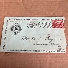 1898 Milwaukee Wisconsin Order Letter F Mayer School Shoes  picture