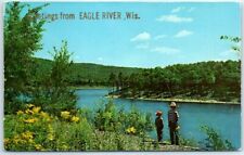 Postcard - Greetings from Eagle River - Wisconsin picture
