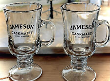 Jameson Irish Whiskey Caskmates Stout Edition Glass Mugs**SET OF 6** NEW Barware picture