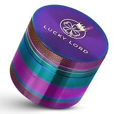 Lucky Lord Spice Herb Tobacco Grinder 1.5 Inch 4 Piece Crusher Aluminum Grinder picture