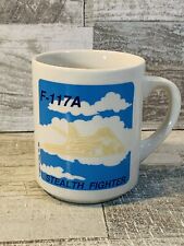 Vintage F-117A Stealth Fighter Coffee Mug Cup 1989 Lion Marketing Made USA picture