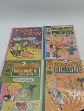 Harvey Comics Vintage Richie Rich Comic Book Lot of 4 Issues picture