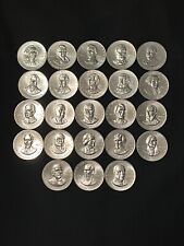 SHELL'S 1968 MR. PRESIDENT COIN GAME 23 DIFFERENT COINS picture