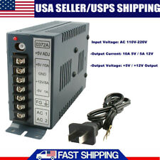 5/10A Arcade Switching Power Supply 110/220V +5V/+12V Jamma Multicade 8 Liner US picture