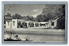 1938 Ye Kings Auto Rest Exterior Building Las Vegas Nevada NV Vintage Postcard picture
