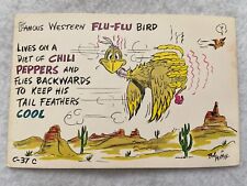 Famous Western Flu-Flu Bird Postcard picture