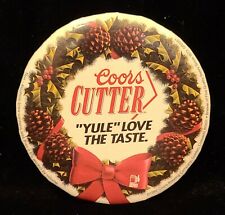 Coors Cutter Button Vintage Beer Pin 