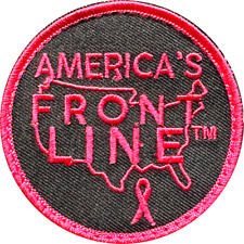 DL4-12 Pink Ribbon Breast Cancer Awareness CBP Officer Border Patrol Agent Patch picture