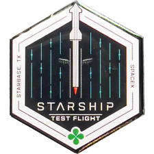 SpaceX Starship Orbital Test Flight Mission Starbase Pin Texas Elon Musk PBX-007 picture