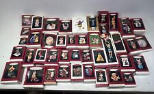 Giant Lot Of 43  Vintage Hallmark Keepsake Ornaments In Box 1990s Disney & More picture