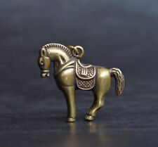 China's archaize pure brass horse small statue picture