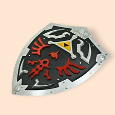 Fully Handmade Link Dark Hylian Shield Replica from Video Game (Black Edition) picture