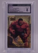 Red Hulk #34 Rittenhouse 2014 Marvel 75th Gold Border CGC Graded 8 picture