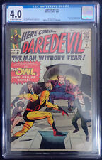 Daredevil #3 ⚡ CGC 4.0 OW/WH ⚡ Yellow Devil and The Owl 1964 picture