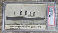 PSA Graded  1912 Steamer Titanic Postcard  Unposted  Divided Back picture