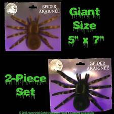 Realistic Flocked GIANT TARANTULA SPIDERS Scary Horror Halloween Prop Decoration picture