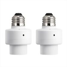 DEWENWILS 2 Pack Dusk to Dawn Light Bulb Sockets,Light Sensor Socket Time Set picture
