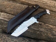 SHARDBLADE Custom Hand Forged D2 Dteel HUNTING TRACKER FULL TANG With SHEATH picture