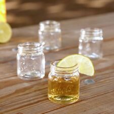 Set of 4 Mini Mason Jar Shot Glasses - 3 oz - Perfect for Whiskey & Tequila picture