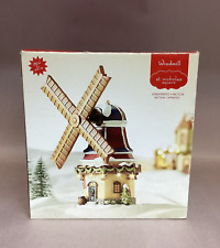 St. Nicholas Square Windmill Retired 2016 Hand Painted Motion Operated Rare picture