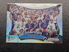 1998 PANINI PRIZM WORLD CUP CHAMPIONS FRANCE CH-5 WITH ZIDANE, WHITE, HENRY picture