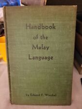 Handbook of the Malay Language hc Military & Vocat. Requ. By Eduard F. Winckel picture