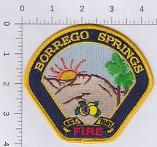 Borrego Springs Fire patch. See scan. picture