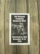 The Vietnam Traveling Memorial Wall Brochure Pickerington Ohio November 2010 picture