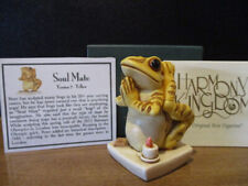 Harmony Kingdom Soul Mate V2 Yoga Frogs UK Made Box Figurine FE 100 RARE picture