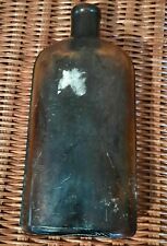 Antique Brown Glass Bottle, Late 1800's picture