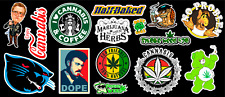 15 Weed Marijuana Cannabis Parody Vinyl Stickers picture