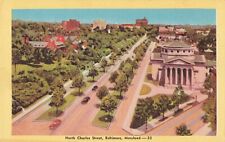 Postcard North Charles Street Baltimore Maryland MD picture