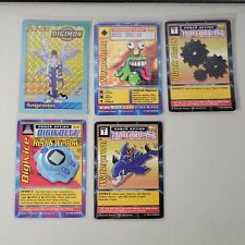 Digimon Trading Card Lot of 5 Bandai 1999 TCG VTG RARE Collectible picture