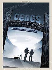 “Ceres” Space Exploration Retro Outer Space ExoPlanet Travel Poster - 18x24 picture