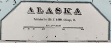 Vintage 1903 DISTRICT of ALASKA Map 22