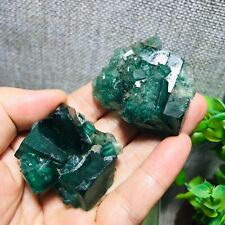 89g 2pcs Natural super beautiful green fluorite crystal ore standard sample 78 picture