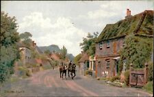 Postcard Divided Back Beeding Sussex Artist Signed A. R. Sussex  picture