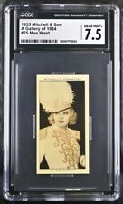 1935 Mitchell & Son Gallery of 1934 #25 MAE WEST CGC 7.5 NM+ picture
