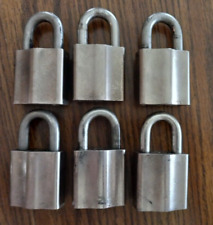 Lot of 6 Small Sargent & Greenleaf High Security Environmental Padlocks No Keys picture