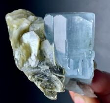 475 Cts Terminated Aquamarine With Mica Crystal from Skardu Pakistan picture